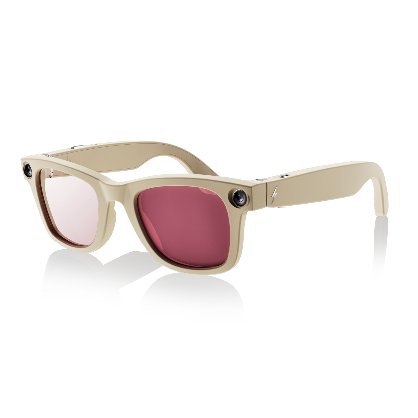 FireLens F1 | Sandstone - Photochromic Clear to pink Halo