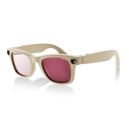 FireLens F1 | Sandstone - Photochromic Clear to pink Halo