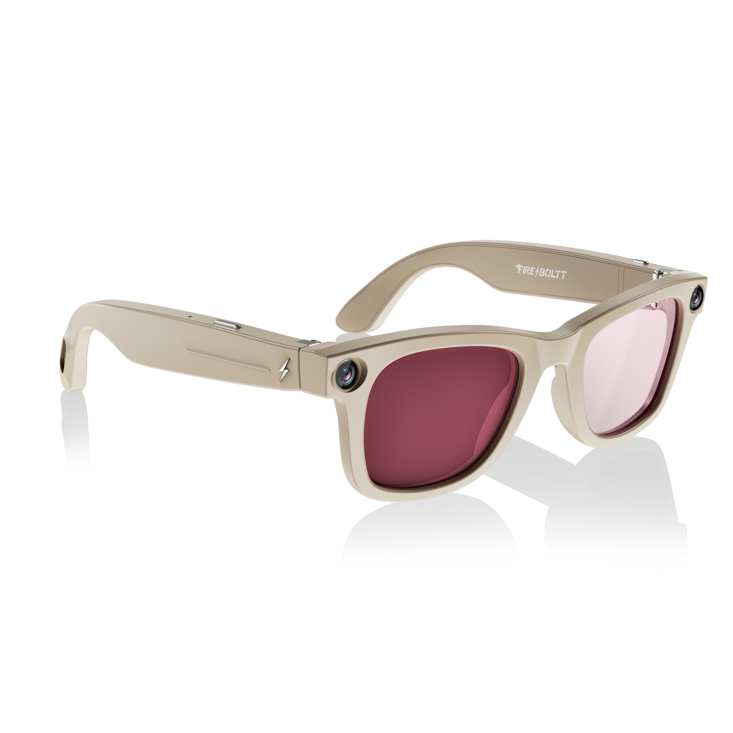 FireLens F1 | Sandstone - Photochromic Clear to pink Halo