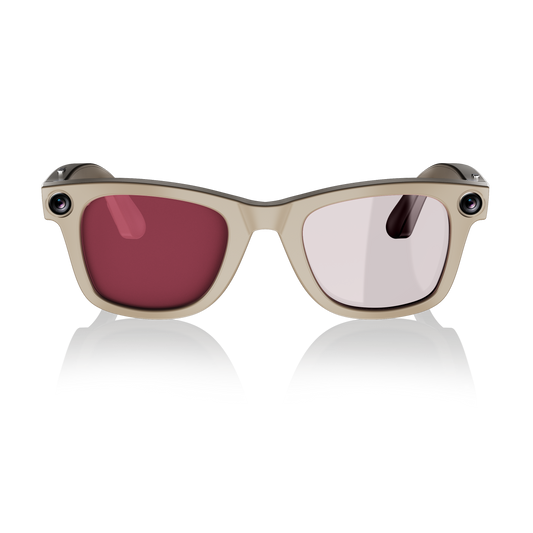 FireLens F1 | Sandstone - Photochromic Clear to pink Halo